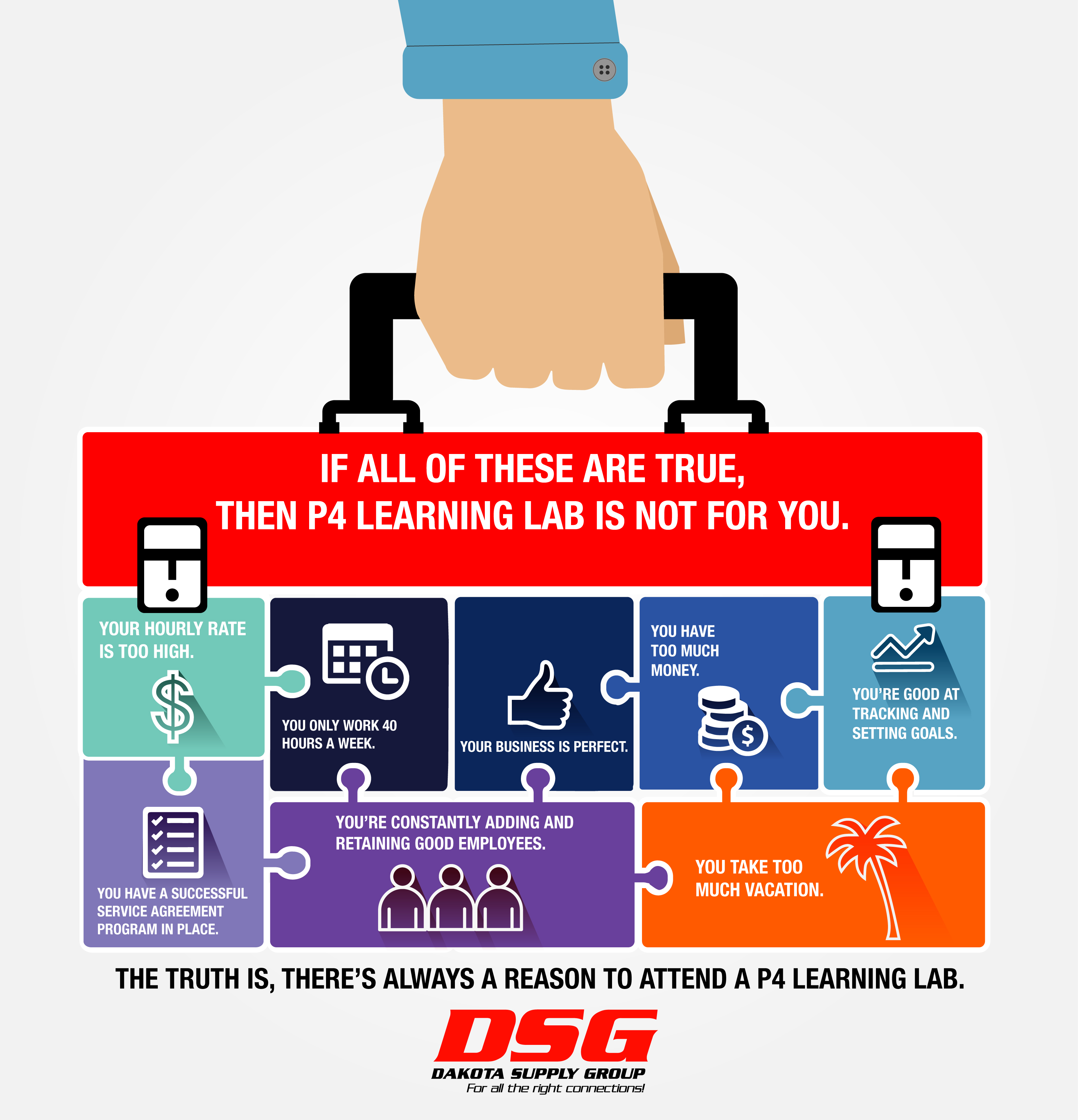 Always a Reason to Attend DSG's P4 Learning Lab