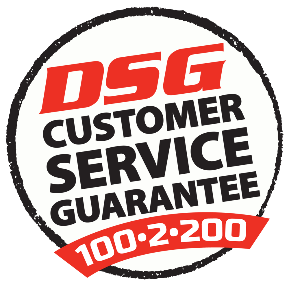 DSG Customer Service Guarantee Logo