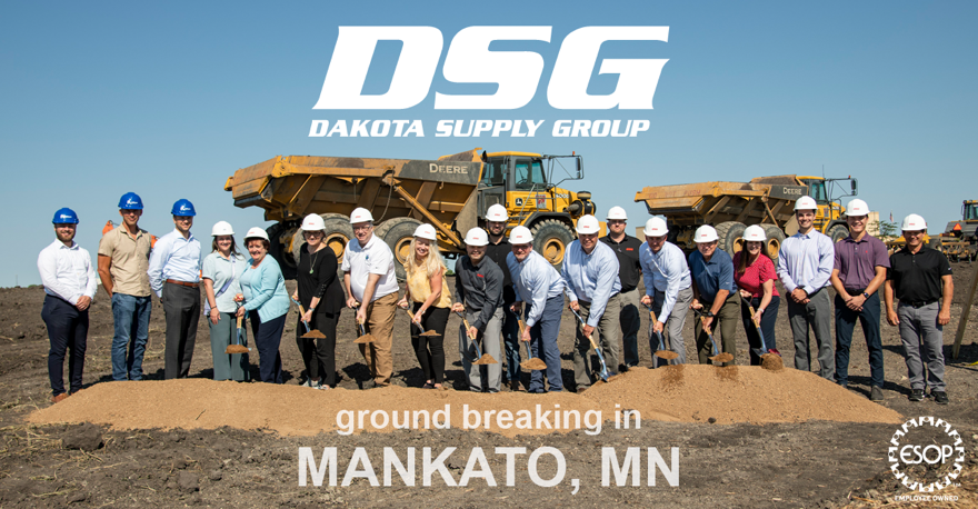 DSG Groundbreaking ceremony with our partners in Mankato, Minnesota