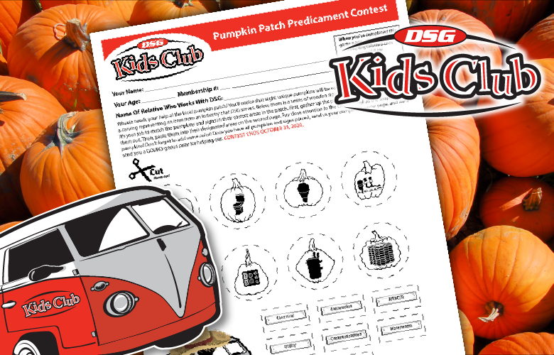 DSG Kids Club - Pumpkin Patch Predicament Contest