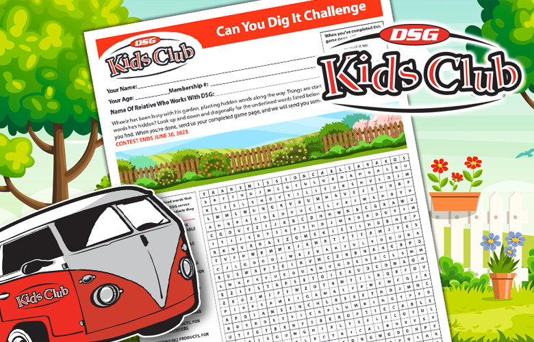 DSG Kids Club Spring Contest – Hidden Words!