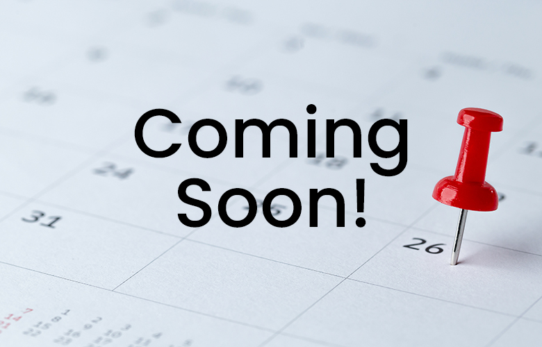 Coming Soon with a Push Pin