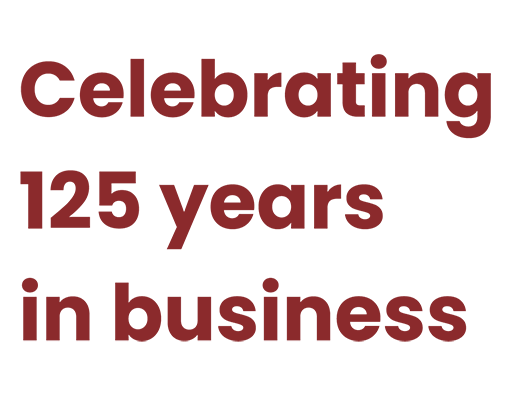 Celebrating 125 years in business