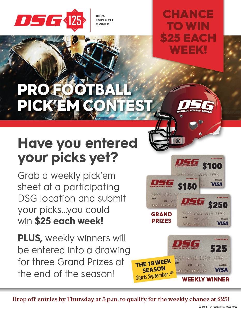DSG Pro Football Pick'em Contest