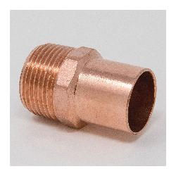 1-1/4 Copper Male Adapter FTGXMPT Wrot