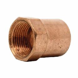1 x 3/4 Copper Female Adapter FTGXFPT Wrot