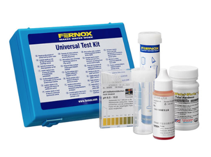 The Universal Test Kit is designed to give rapid on-site analysis of the major water parameters that can affect the life span of a central heating system.